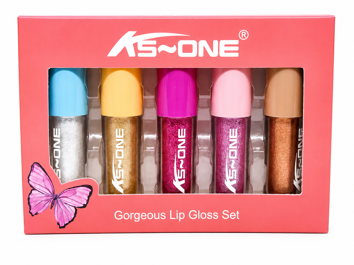 KS ONE 2-in-1 Lip Gloss And Eyeshadow Set Includes: 6 x Lip Gloss Free delivery